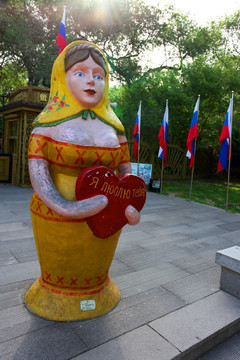 俄罗斯风情园 雕塑