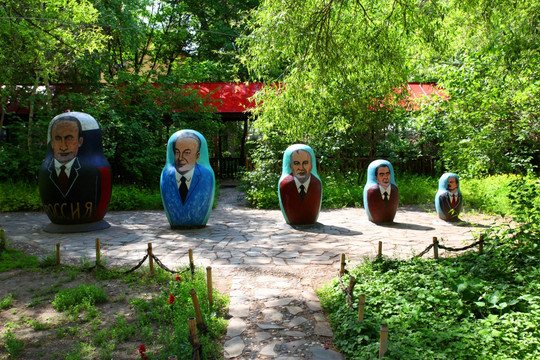 太阳岛 俄罗斯风情园 雕塑