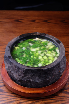 石锅青菜汤