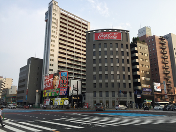 日本城市 街道 路口