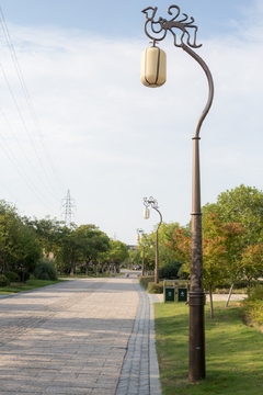 仿古中式路灯