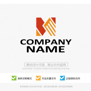 M字母 LOGO設計