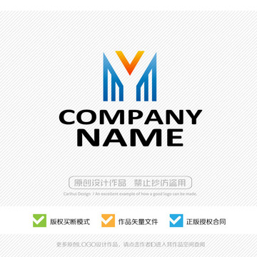 MY字母 YM字母 LOGO