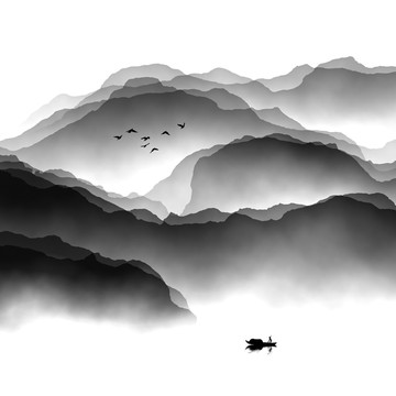 水墨山水