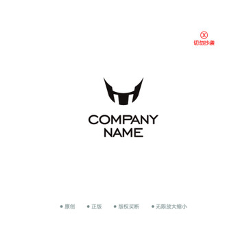 HM字母 娛樂傳播logo