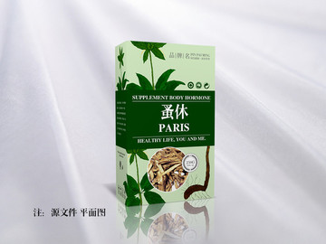 七子蓮草藥包裝（平面圖）
