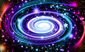 漩渦星系 星空