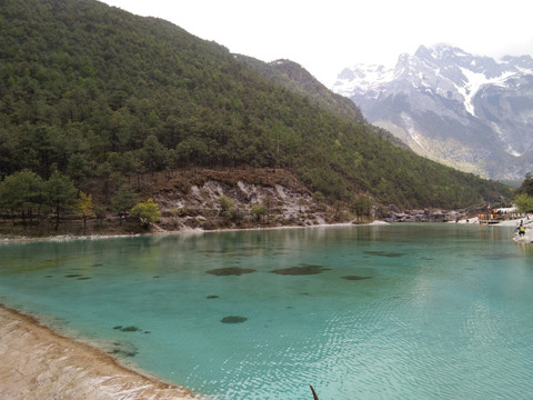 云南 景点 玉龙雪山 湖