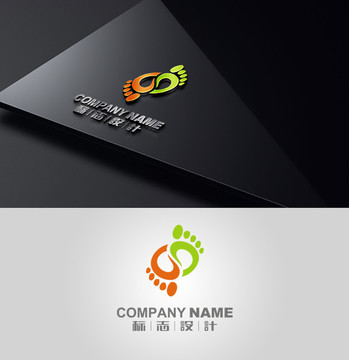 足 LOGO 原創(chuàng)標(biāo)志 品牌L