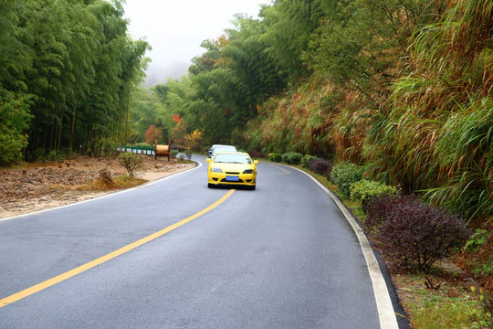 皖南景区道路 黟县旅游