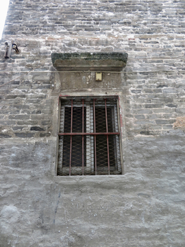 古建筑墙面窗户素材