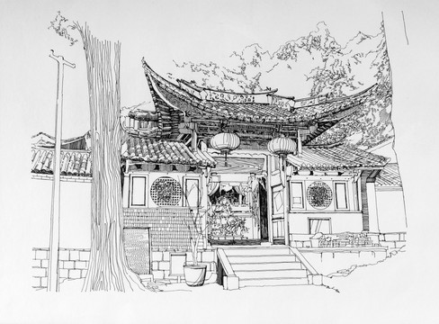 云南古鎮(zhèn)傳統(tǒng)建筑