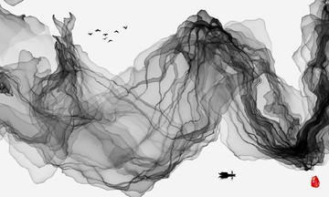 水墨画 意境水墨装饰画