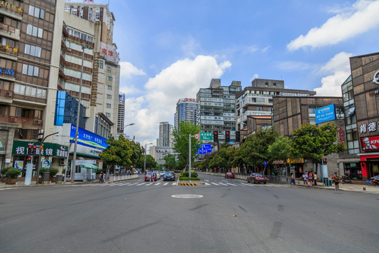 宁波三江口街景