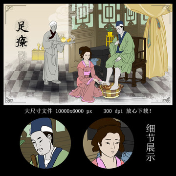 足療 古代傳統(tǒng)中醫(yī)養(yǎng)生足療