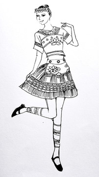 少數(shù)民族美女