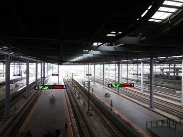 宁波高铁站台