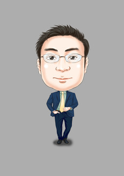 職場(chǎng)西裝男Q版