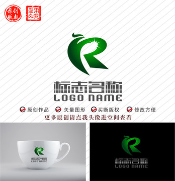YR字母RY標(biāo)志飛鳥(niǎo)logo