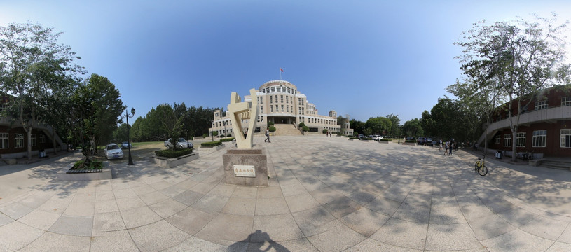 天津科技大学图书馆全景