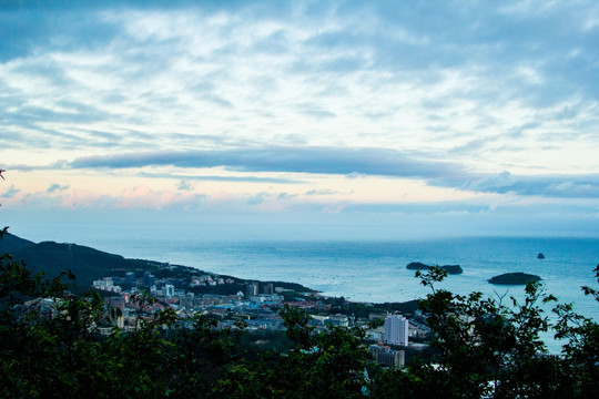 大连沿海城市风景风光