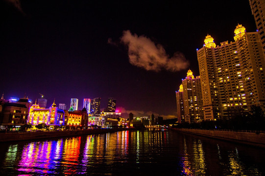 大连都市城市夜景