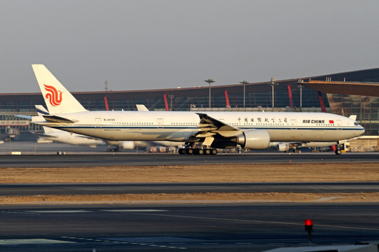 中国国际航空 飞机 首都机场