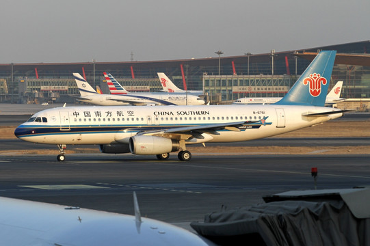 中国南方航空 飞机 首都机场