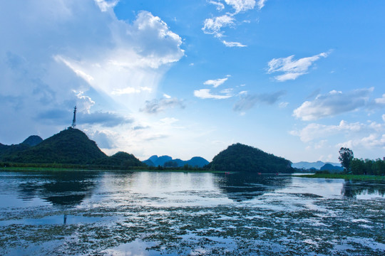 普者黑山水