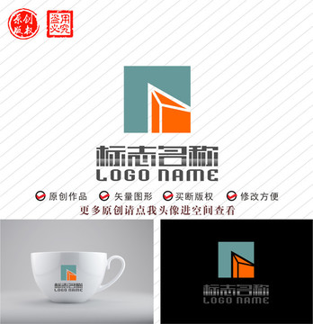 建筑标志楼宇钻石logo