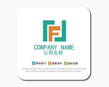 F字母LOGO標(biāo)志