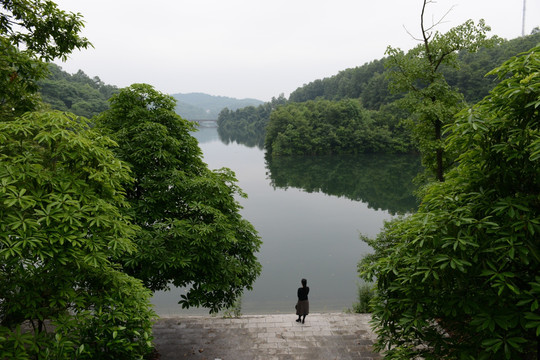 水库风景 水库