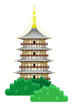 雷峰塔設(shè)計素材