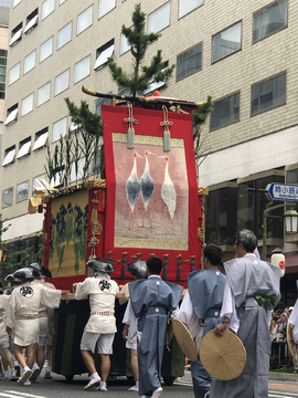 日本京都袛园祭前祭祀2017