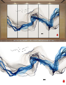 抽象意境水墨畫 水墨背景畫