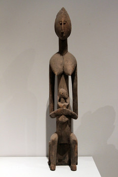 非洲女人木雕