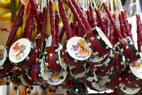 中国传统玩具 拨浪鼓