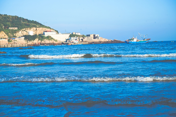 阳光海滩 阳光大海 海边云