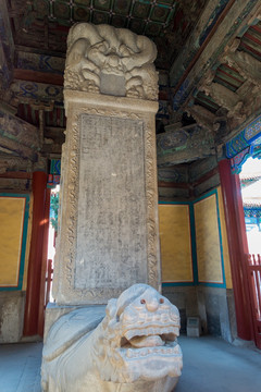 北京孔庙 御制至圣先师孔子赞碑