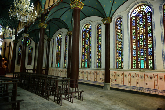 教堂拱形花窗