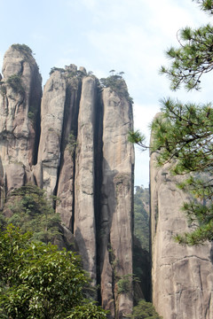 江西 山 三清山 景点 自然