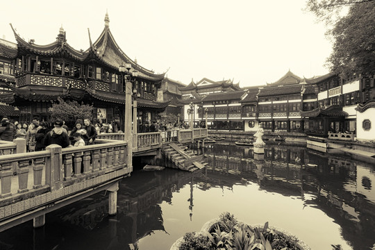 上海城隍庙怀旧照片