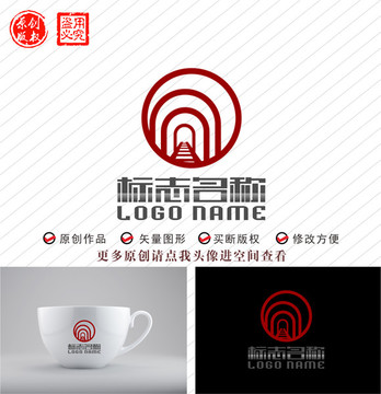 N字母标志地铁logo