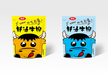耗油牛柳包裝設(shè)計(jì)展開(kāi)分層