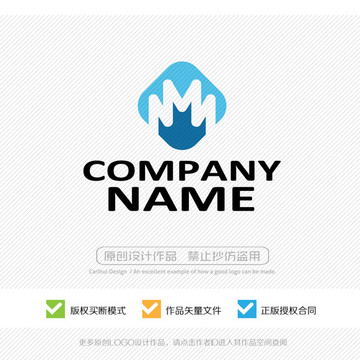 M字母LOGO設(shè)計