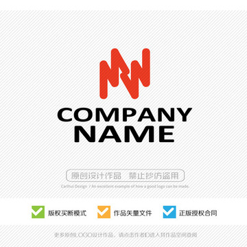 MW字母 WM字母 LOGO