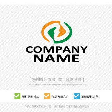 pd字母 LOGO設(shè)計