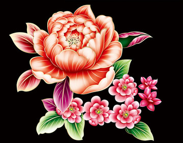 花 設(shè)計素材 月餅包裝