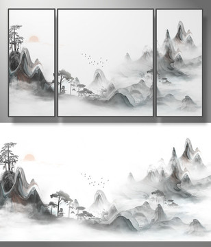 禪意 水墨畫