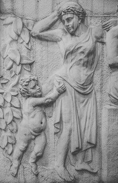 希腊人物浮雕